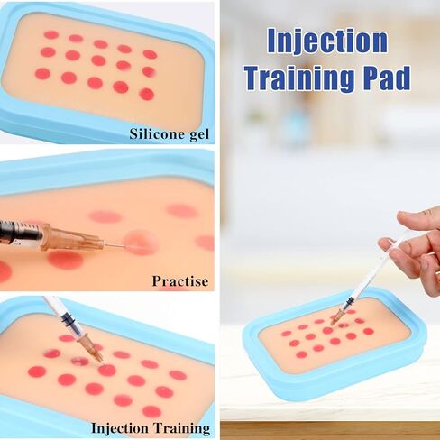 وسادة تدريب على الحقن للممرضات، نموذج ممارسة داخل الأدمة يشبه الجلد لطلاب الطب in Kuwait