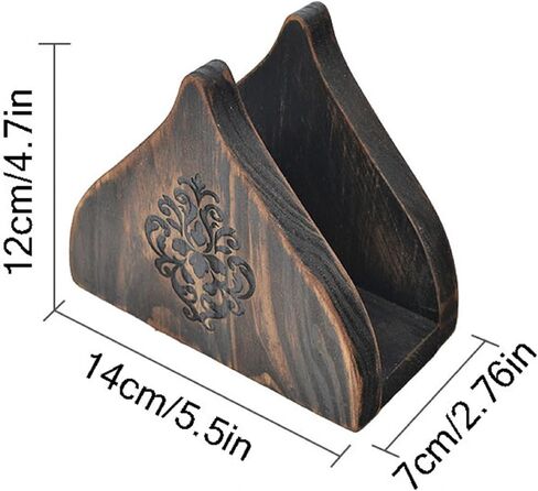 مياو جين حامل المناديل الخشبية حامل الأنسجة مزرعة حامل مناديل المطبخ طاولة طعام الجدول الديكور مقهى مطعم قطرة شكل الديكور العمودي in Kuwait