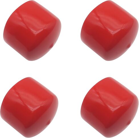 FDXGYH 4 Pcs 1.98-Inch Bearing Bars Cover Bearing Rubber Caps Trailer Wheel Hub Dust Covers Replacement Bearing Protector (Red) in Saudi Arabia