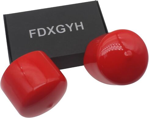 FDXGYH 4 Pcs 1.98-Inch Bearing Bars Cover Bearing Rubber Caps Trailer Wheel Hub Dust Covers Replacement Bearing Protector (Red) in Saudi Arabia