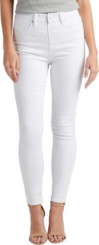 JAG Jeans Women's Valentina High Rise Skinny Pull-on Jeans, White, 8 in Kuwait