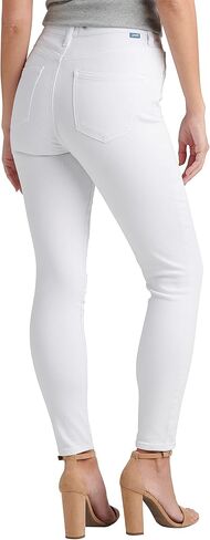 JAG Jeans Women's Valentina High Rise Skinny Pull-on Jeans, White, 8 in Kuwait