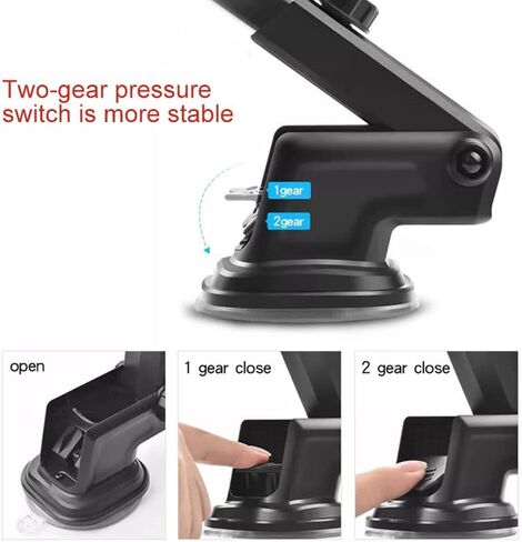 Phone Holder for car- Long arm car Phone Holder Mount, Suitable for car Dashboard/Windshield/Vent, car Adjustable Phone Holder, Compatible with All Smart Phones and Cars. in Saudi Arabia