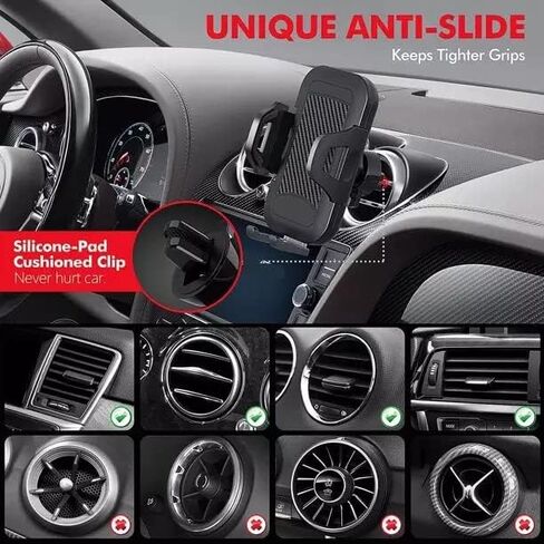 Phone Holder for car- Long arm car Phone Holder Mount, Suitable for car Dashboard/Windshield/Vent, car Adjustable Phone Holder, Compatible with All Smart Phones and Cars. in Saudi Arabia
