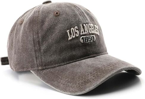 Los Angeles Hat Vintage Cotton Baseball Cap Unisex Dad Hat Sun Hat for Men and Women in Saudi Arabia