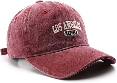 Los Angeles Hat Vintage Cotton Baseball Cap Unisex Dad Hat Sun Hat for Men and Women in Saudi Arabia
