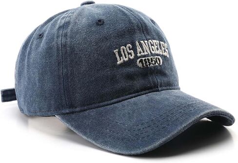 Los Angeles Hat Vintage Cotton Baseball Cap Unisex Dad Hat Sun Hat for Men and Women in Saudi Arabia