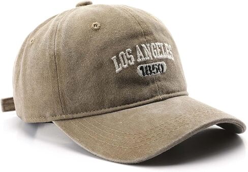 Los Angeles Hat Vintage Cotton Baseball Cap Unisex Dad Hat Sun Hat for Men and Women in Saudi Arabia
