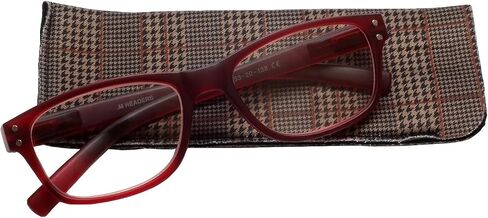 M Readers 105 Rectangular Reading Glasses +0.25 Black Men Women Stylish Fashion Unisex Trendy Eyeglasses Lightweight w/Case in Saudi Arabia