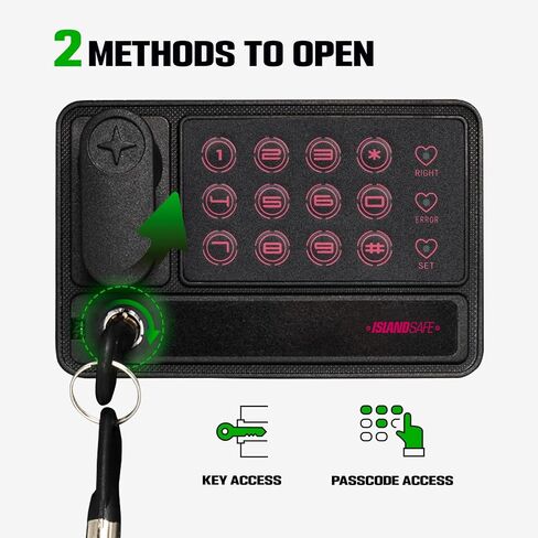 Deposit Safes Drop Small Safe Box Electronic Money Cash Safe with Digital Keypad & Keys，Mini Security Lock Safe Boxes for Coin Home Office Hotel Rooms Business Jewelry Gun (Black) in Saudi Arabia