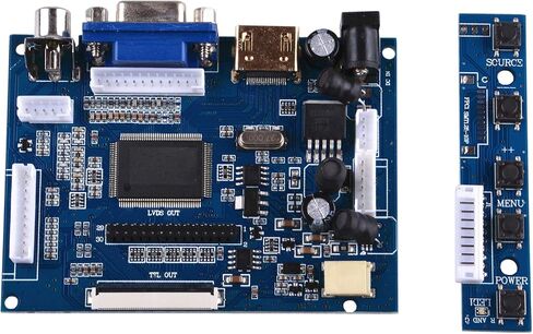 شاشة GeeekPi مقاس 7 بوصة 1024 × 600 HDMI شاشة LCD مع شاشة لوحة للقيادة لـ Raspberry Pi in Saudi Arabia