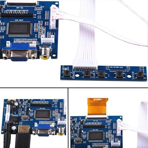 شاشة GeeekPi مقاس 7 بوصة 1024 × 600 HDMI شاشة LCD مع شاشة لوحة للقيادة لـ Raspberry Pi in Saudi Arabia
