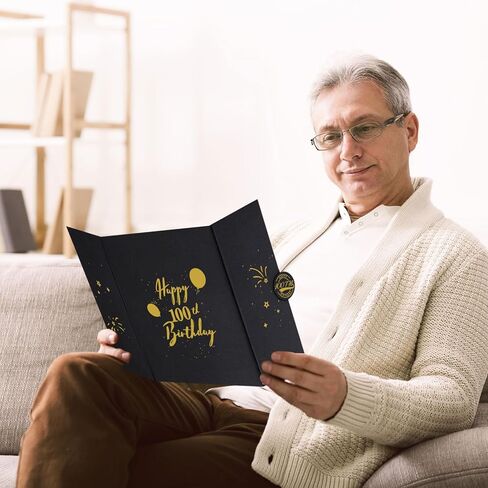 Crenics زينة عيد الميلاد الـ 100 للرجال والنساء، بديل كتاب ضيف عيد الميلاد الـ 100 الإبداعي، كتاب توقيع عيد الميلاد الـ 100 مقاس 18 × 12 بوصة، هدايا رائعة لعيد الميلاد الـ 100 in Kuwait