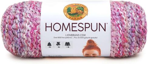 Lion Brand Yarn - Homespun - 3 Pack with Pattern Cards in Color (Beachside Stripes) in Saudi Arabia