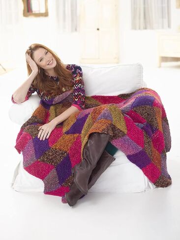 Lion Brand Yarn - Homespun - 3 Pack with Pattern Cards in Color (Beachside Stripes) in Saudi Arabia