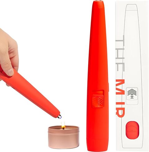 USB LIGHTER CO. MJR Electric Arc Lighter - Flameless Lighter with USB Rechargeable Battery & Safety Switch - Easy to Hold & Windproof Long Electric Candle Lighter for Gifts, Kitchen, Home, & Outdoors in Saudi Arabia