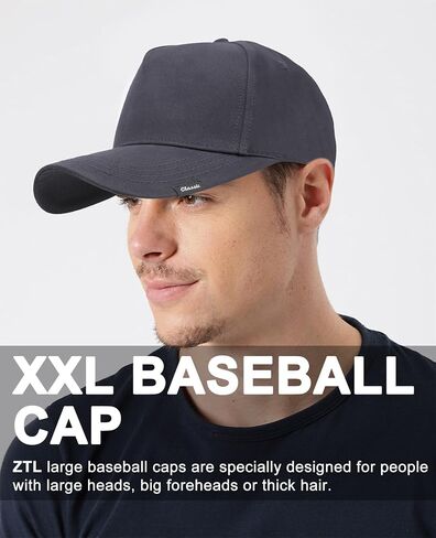 Oversize XXL Trucker Hat for Big Heads 23.6"-25.6", Extra Large High Crown Baseball Cap Dad Hat Adjustable Strapback Cap in Saudi Arabia
