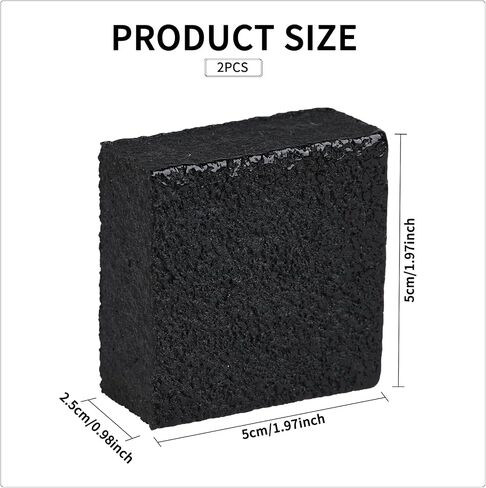 2PCS Pickleball Paddle Eraser, Pickleball Paddle Cleaner for Carbon Fiber Paddle, Natural Rubber Bar | Remove Ball Residue, Erase Pickleball Paddle Stains Scratches in Saudi Arabia