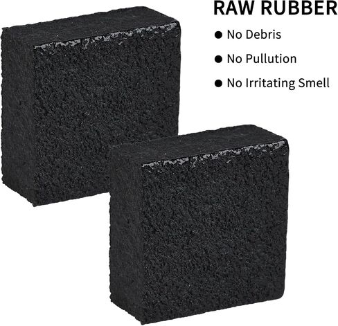 2PCS Pickleball Paddle Eraser, Pickleball Paddle Cleaner for Carbon Fiber Paddle, Natural Rubber Bar | Remove Ball Residue, Erase Pickleball Paddle Stains Scratches in Saudi Arabia
