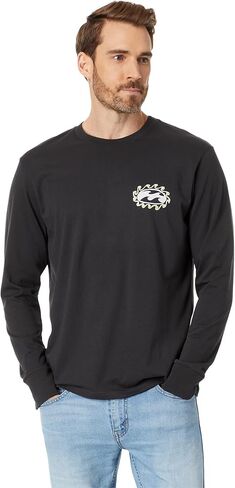 تي شيرت Billabong الرجالي الكلاسيكي ذو الأكمام الطويلة والشعار الجرافيكي in Kuwait