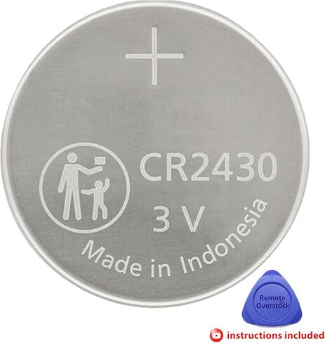 بطارية مفتاح التحكم عن بعد FOB OEM CR2430 لـ 2014-2021+ لفولفو (2009-2017) S60 S80 V60 V70 XC60 XC70 V40 تناسب غطاء الهيكل ومصابيح LED وإكسسوارات حامية إنذار الأمان والمفتاح الذكي DIY KIT Accessories in Kuwait