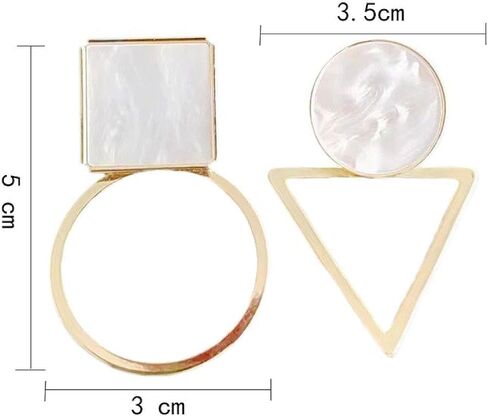 Unique earrings 14K gold plated asymmetrical earrings 925 silver sterling post in Saudi Arabia