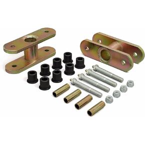 Daystar, Jeep CJ 1½" Front Or Rear Lift Greasable Shackle, fits 1946 to 1975 2/4WD, KJ61002BK - Black