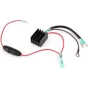 Acouto Regulator Rectifier, Outboard Rectifier Regulator Assy Voltage Regulator Rectifier Replacement 6G1‑81970‑61 Fit for Yamaha 25‑70 1984‑2001 Engine Parts