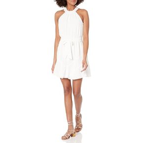 Speechless Women's Halter Neck Blouson Dress