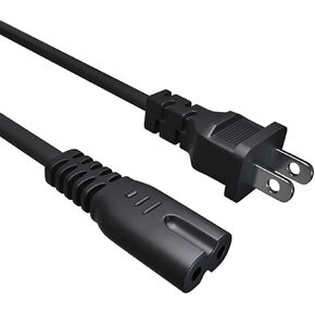AC Printer Power Cord Repalcement for Epson Ecotank ET-2720 ET-2750 ET-2650 ET-m1120 ET-m1170 ET-3760 ET-3750 ET-2760,XP-434 XP-410 XP-300 XP-310 XP-400 XP-600, 2 Prong Printer Power Cable UL