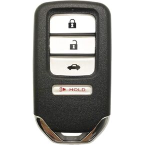 Replacement Key Fob Case Shell fits Honda Accord Civic CR-V CR-Z HR-V Pilot Keyless Entry Key Fob Cover