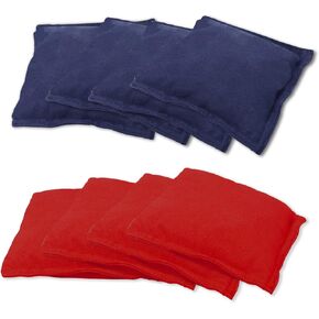 GSE Set of 8 Premium Weather Resistant Cornhole Bean Bags. Regulation Size and Weight Bean Bags for Cornhole Toss Games (Several Styles Available)