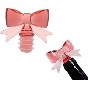 Wine Bottle Stopper，Bow Shaped Bottle Stopper，Silicone Wine Bottle Stopper，Wine Bottle Stopper For Women，Keeps Wine Fresh Best Gift Accessories