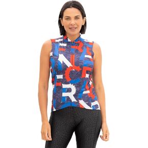 Terry Women's Signature Sleeveless Bike Jersey - Full Zip - Tapered Kneck Line - Limited Edition