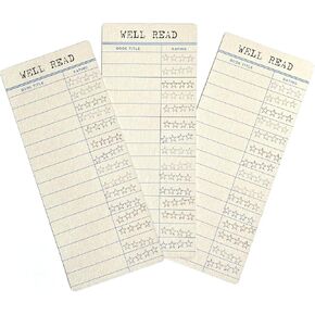 Paper House Productions Book Lover's Reading Tracker Bookmark 3-Pack - in The Stacks