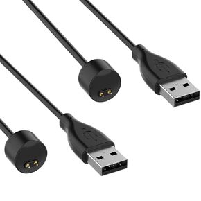 Mi 5 Band Charger Cable, Smart Watch Cord Compatible for Xiaomi Mi Band 6 Amazfit Band 5, Magnetic Charging Dock 2-Pack