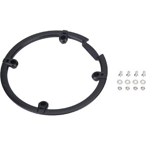 Bike Chainring Guard, Mountain Cycling Sprockets Protector Bicycle 44T Chain Wheel Cranksets Protection Cover Chainwheel Protective Ring Support Parts 4 Holes for Road Bikes M430 M590 M390 Black