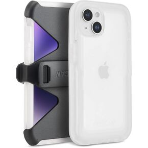 Pelican Ranger Series - iPhone 14 Case / iPhone 13 Case 6.1Inch [Wireless Charging Compatible] Protective Phone Case [15ft MIL Grade Drop Protection] Slim Rugged Cover for iPhone 14 / 13 - Black