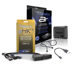 Idatalink HRN-AR-HK3 Module Bundled with + (1) ADSMAR AR Amplifier Replacement Module Compatible with Select Hyundai & Kia Vehicles, Black