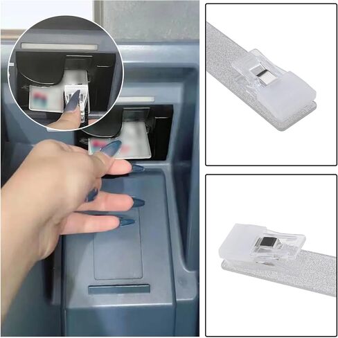 2x Card Grabbers Credit Card Puller Keychain For Long Nails Key Ring With Eye-Catching Color Acrylic Debit in Saudi Arabia