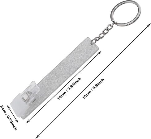 2x Card Grabbers Credit Card Puller Keychain For Long Nails Key Ring With Eye-Catching Color Acrylic Debit in Saudi Arabia
