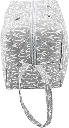 Serlium Yarn Storage Bag Knitting Bag for Yarn Storage Waterproof Crochet Bag Carrying Knitting Bag for Crochet Needles Knitting Accessories (Square) in Kuwait