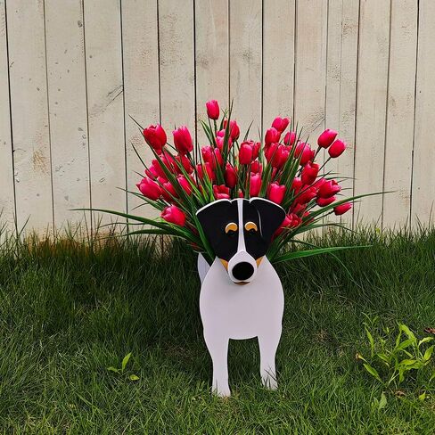 12 Bundle Artificial Outdoor Flowers for Summer Outside - UV Resistant Tulip Fake Plant Silk Plastic Outdoor Flower for Front Door Patio Yard Window Box Porch Garden Front Patio Yard Decoration in Saudi Arabia