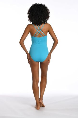 La Blanca Womens Island Goddess Underwire One Piece Swimsuit in Kuwait