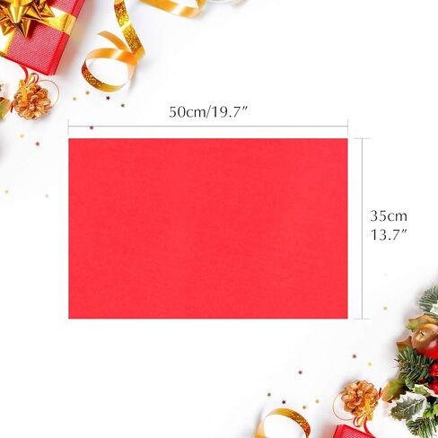 FEPITO 100 Sheets Green Christmas Tissue Paper Gift Wrapping for Xmas Wrapping Presents, Crafts(14 x 20 Inch) in Saudi Arabia