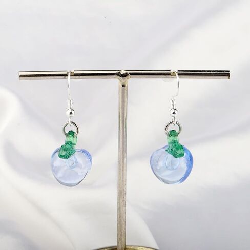 Funny Blueberry Earrings Purple Blueberries Jewelry Blueberry Lover Gift Fruit Lover Gift in Saudi Arabia