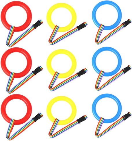 Kisangel 9pcs Kids Walking Rope with Handles Kindergarten Leash Preschool Walking Rope Daycare Rope for Walking Kids Daycare School Nursery Outdoor Supplies in Saudi Arabia