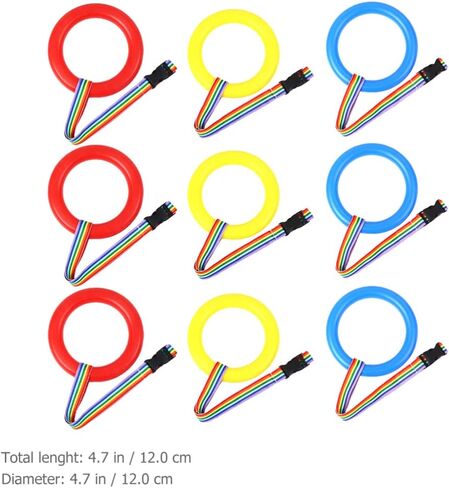 Kisangel 9pcs Kids Walking Rope with Handles Kindergarten Leash Preschool Walking Rope Daycare Rope for Walking Kids Daycare School Nursery Outdoor Supplies in Saudi Arabia