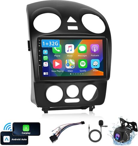 Android Car Stere for Volkswagen Beetle 2004-2010 support Wireless Carplay/Android Auto with 9 inch Touchscreen WiFi GPS Navigation BT USB FM/RDS Radio Receiver Backup Camera Steering Wheel Control in Saudi Arabia