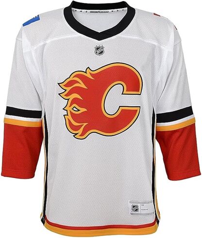 Outerstuff Calgary Flames Toddler Size 2T-4T Away Team Jersey White in Saudi Arabia